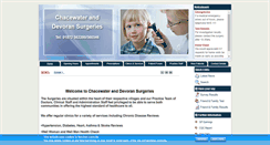 Desktop Screenshot of chacewatersurgery.co.uk